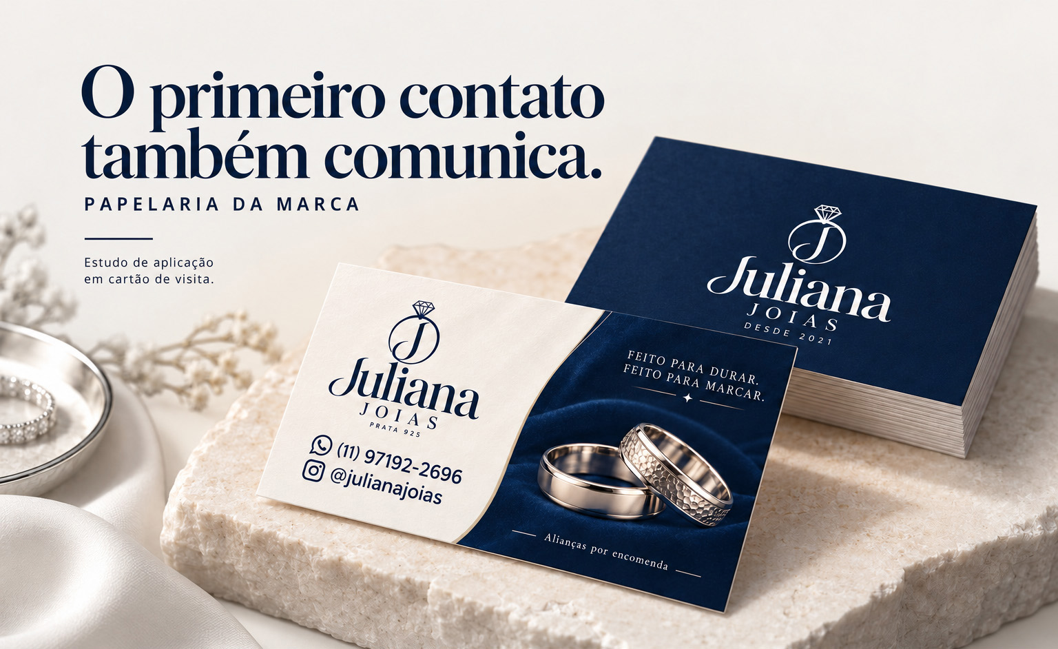 Identidade Visual — Juliana Joias — imagem 2