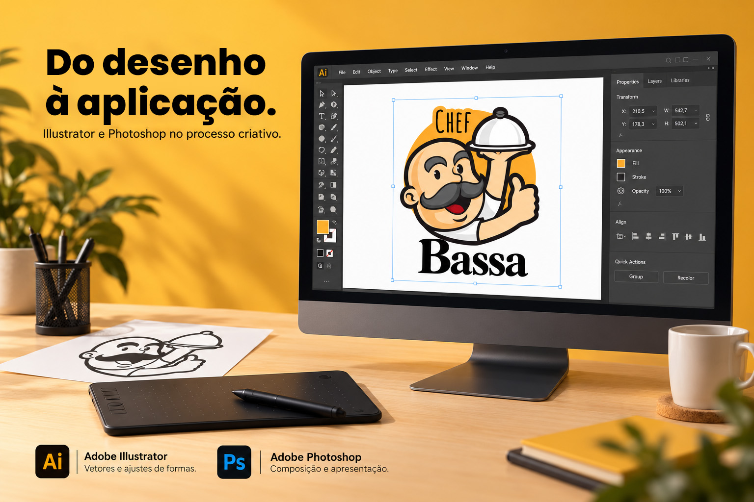 Identidade Visual  — Chef Bassa — imagem 2