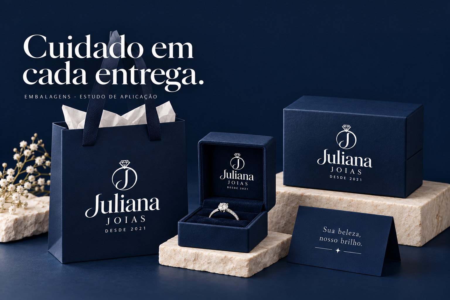 Identidade Visual — Juliana Joias — imagem 4